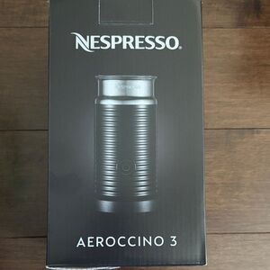 Brand New Nespresso Aeroccino 3 Frother - Black